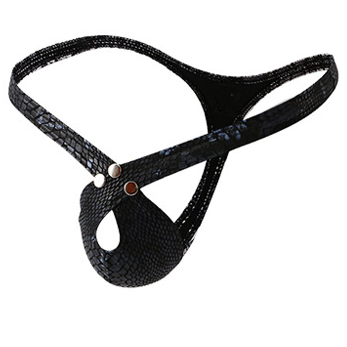 Legou Men's thong sexy erotic panties Black L