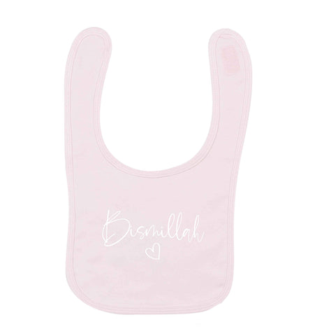 Flox Creative Baby Pink Bib Bismillah