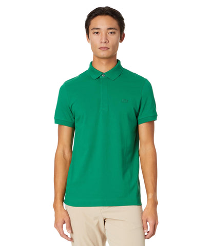 Lacoste Mens Short Sleeve Paris Polo, Rocket Green, Medium