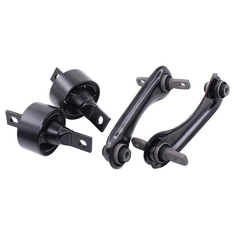 MOTOKU Rear Left and Right Trailing Arm Bushing Upper and Lower Control Arm Bushings Assembly Set for Honda CRX 1988-1991 Civic del Sol 1993-1997 Civic 1988-2000