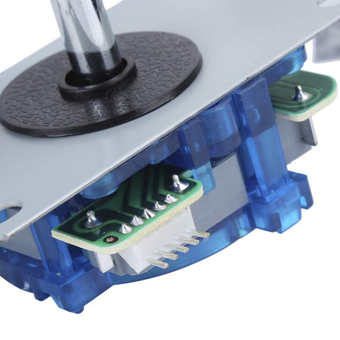 JX009 Arcade Game Console Joystick, Replacement 3D Joystick No Delay Gamepad, Plug and Play Long Shaft Stick, for Console Fighting Game, Gifts Choice for Kids, Children,Adults(Black)