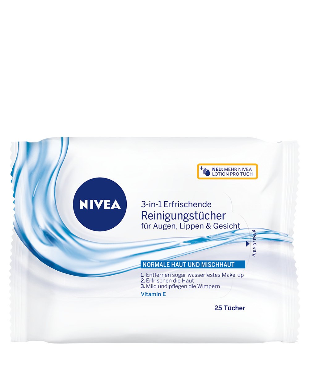 Nivea Cleansing Wipes Normal Skin 25 wipes by Nivea