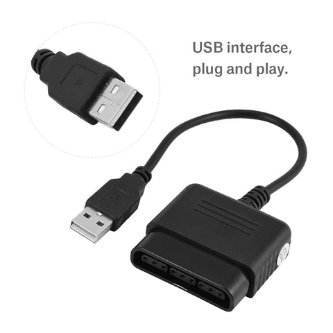 PS1/PS2 to PS3 Controller Adapter, PS1/2 to USB Cable for PC, PS3, Win PC Wired/Wireless for PS1/PS2 Controllers