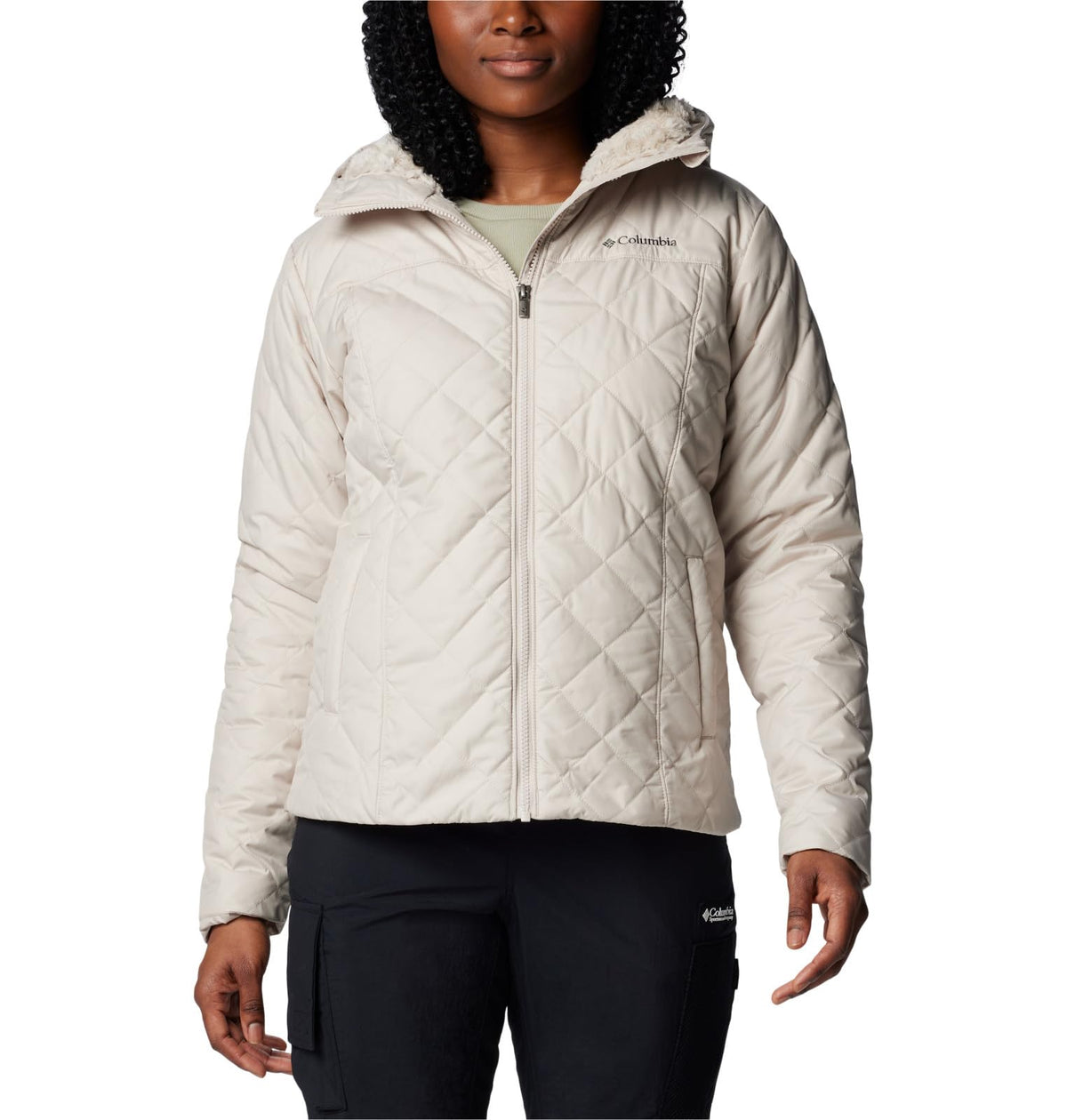 Columbia Women's Copper Crest 2 Hooded Jacket, Dark Stone, M
