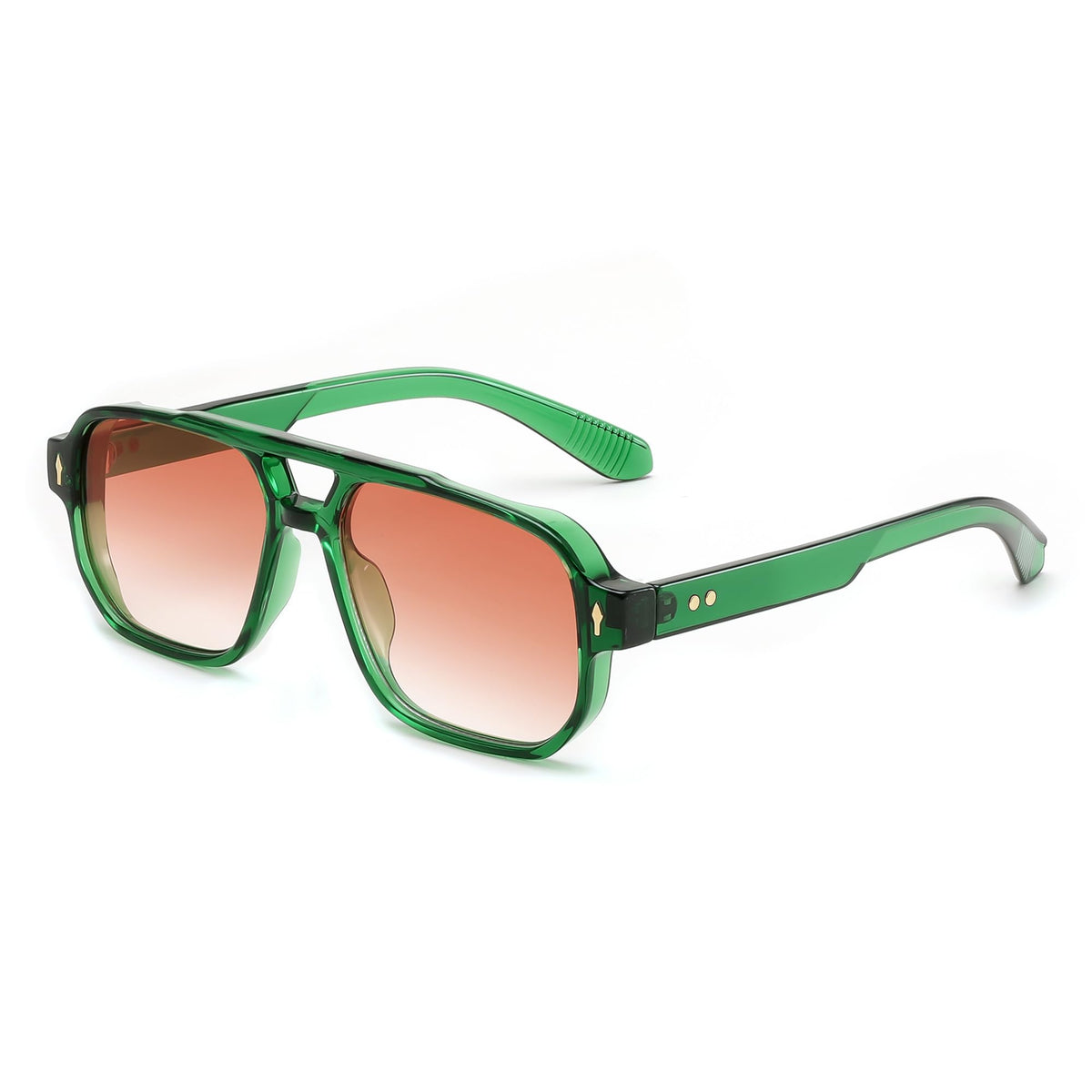 FEISEDY Retro Square Aviator Sunglasses Women Men, 70s Small Vintage Rectangle UV400 Sun Glasses B9120
