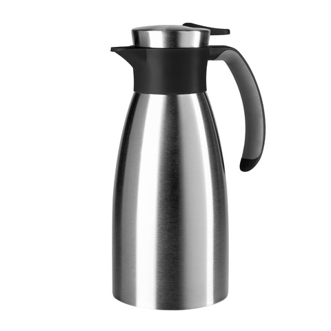 TEFAL K3043114 SOFT GRIP Vacuum Jug Black 1 L Hot Up To 12 Hours Cold Up To 24 Hours 100% Leak Proof