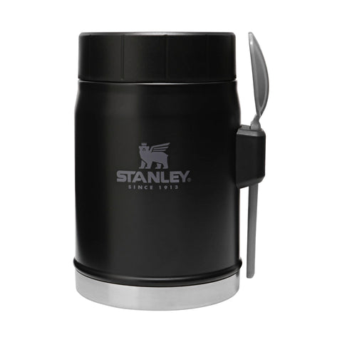 STANLEY 10-09146-003 The Heritage Vacuum Food Jar, Stainless Steel, Matte Black