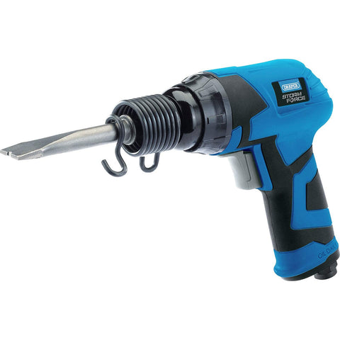 Draper 65142 Storm Force Composite Air Hammer and Chisel Kit, Blue, 6.0 cm*17.4 cm*15.4 cm