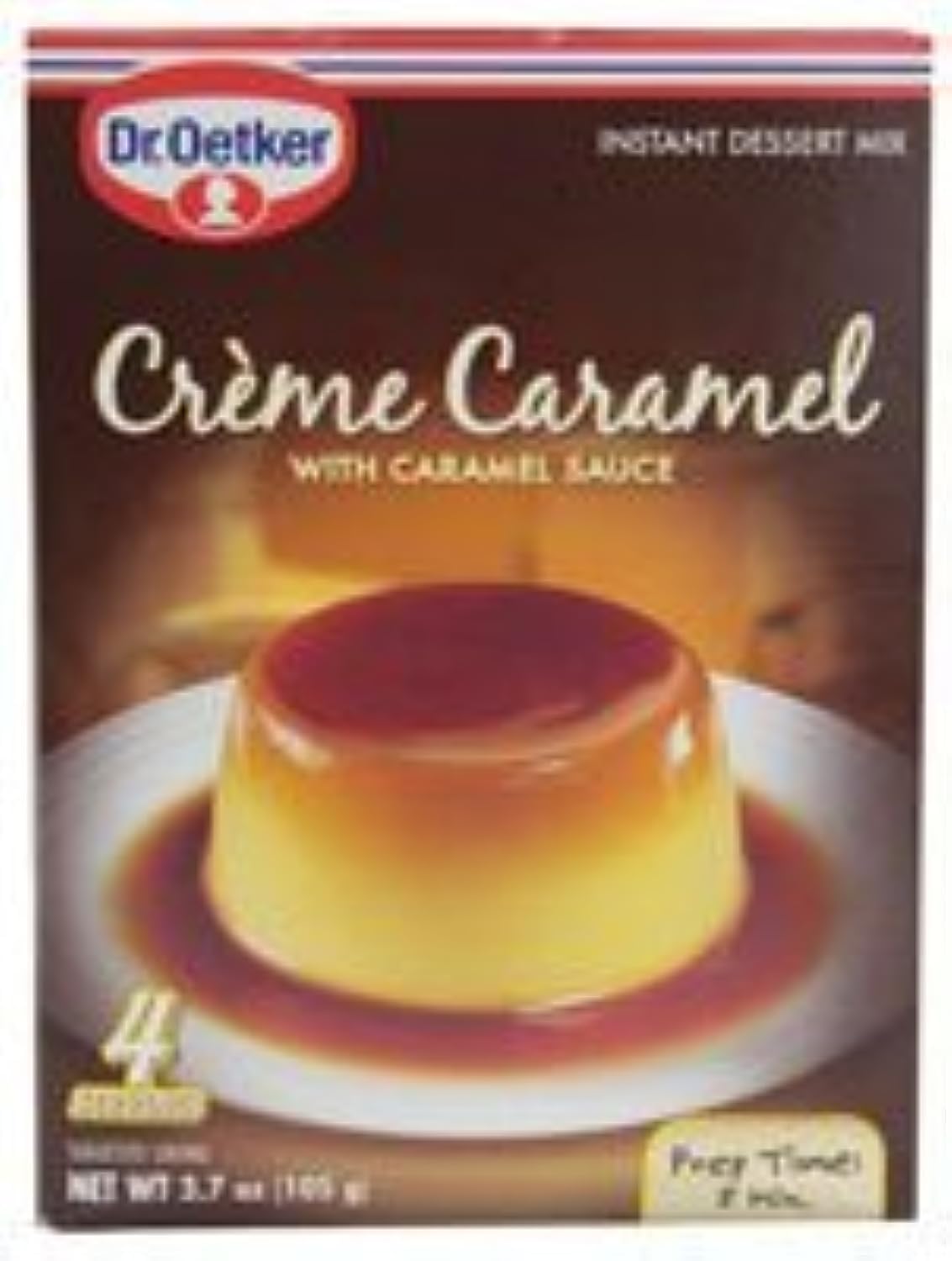 European Gourmet Bakery Instant Dessert Mix Creme Caramel with Caramel Sauce - 3.7 oz