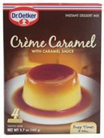 European Gourmet Bakery Instant Dessert Mix Creme Caramel with Caramel Sauce - 3.7 oz