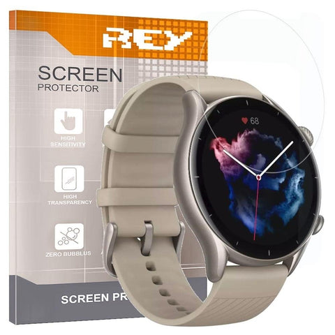 REY Pack 6x Screen Protector for AMAZFIT GTR 3 - GTR 3 PRO, Premium quality