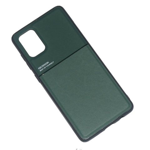 Kepuch Mowen Case Cover Bumper Built-in Metal Plate for Samsung Galaxy A71 4G - Green