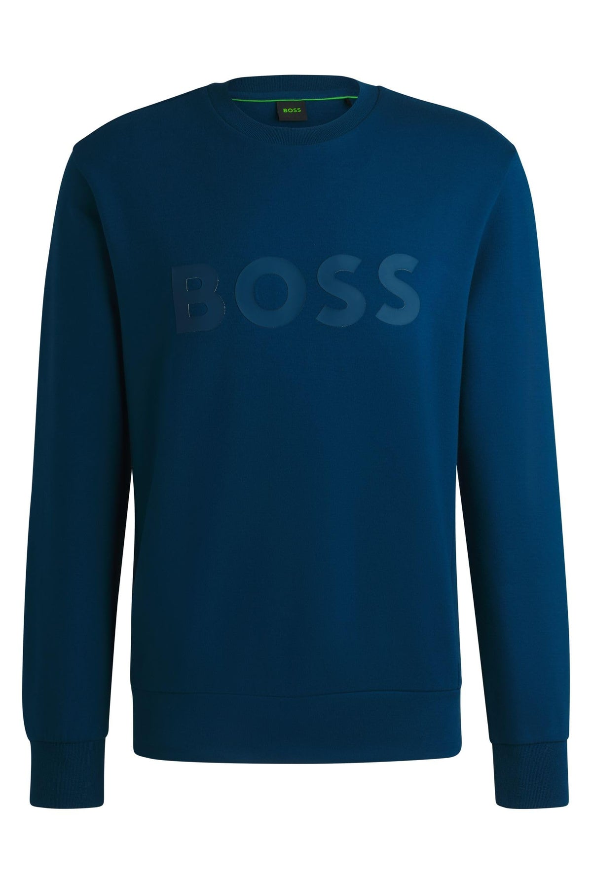 BOSS Mens Crew Sweater Open Blue XL