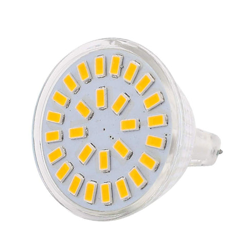 New Lon0167 220V-240V 5W MR16 5730 SMD 28 LEDs LED Bulb Down Light Spotlight Lamp Warm White