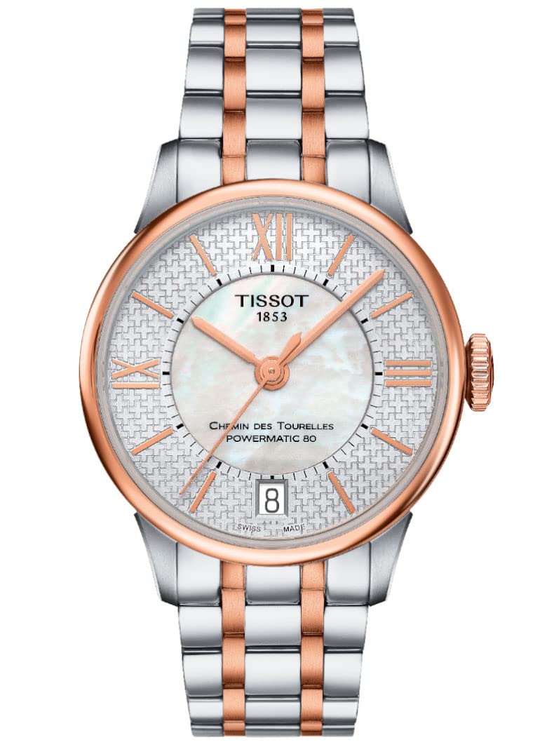 Tissot Women's Analogue Swiss Automatic Watch with Stainless Steel Strap T0992072211801