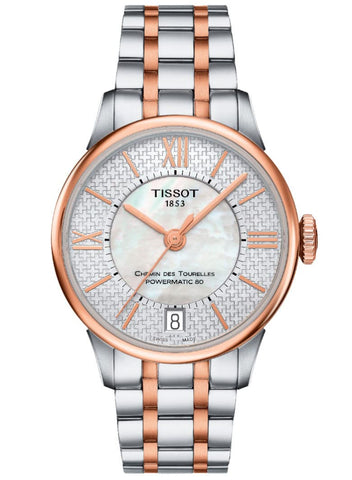Tissot Women's Analogue Swiss Automatic Watch with Stainless Steel Strap T0992072211801