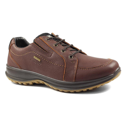 Grisport Ayr Mens Brown Leather Walking Shoe - Size 8 UK - Brown