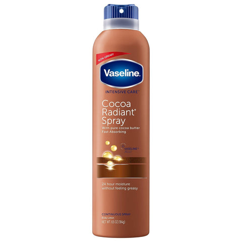 Vaseline Spray Lotion Cocoa Radiant 6.5 oz (Pack of 3)