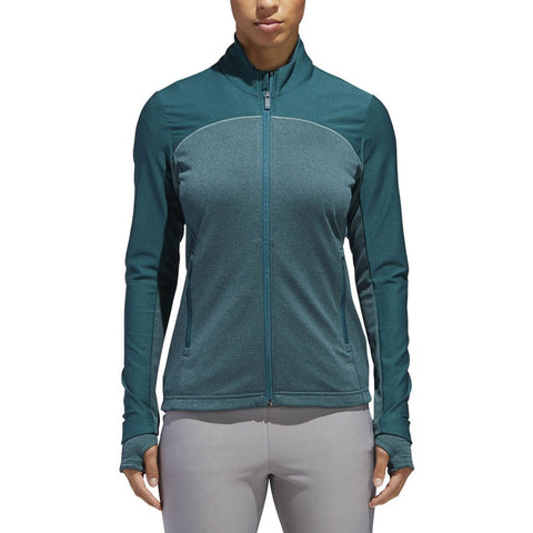 adidas Golf Women's Go-to Adapt Jacket, Medium, Mystery Green