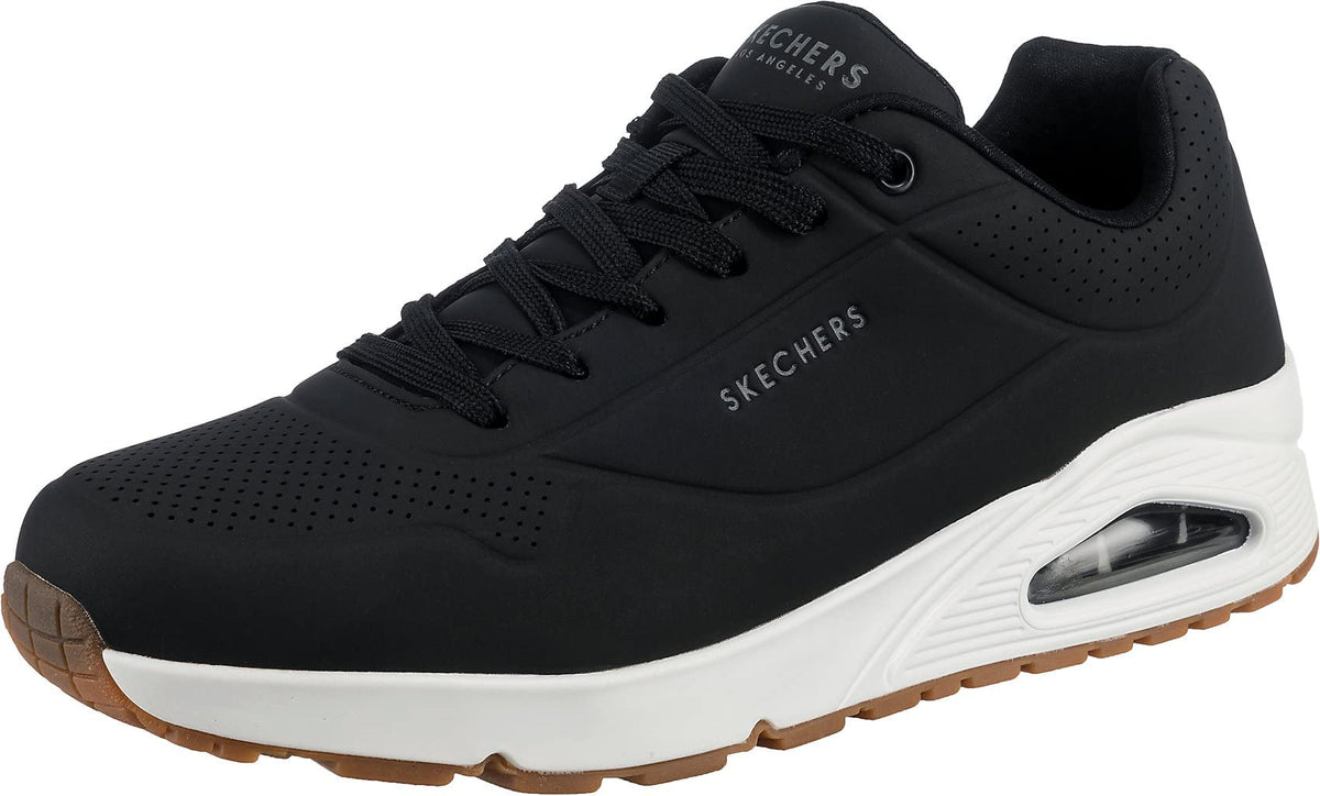 Skechers Men's Uno-Stand On Air Oxford, Black, 12