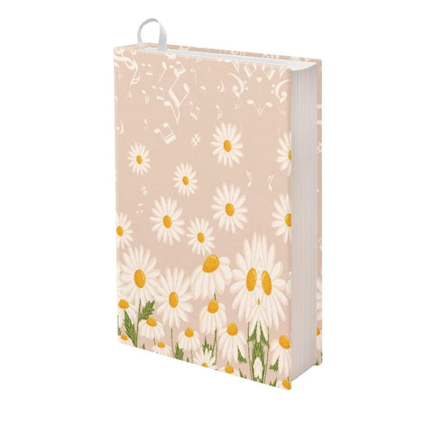 Dolyues Daisy Books Sleeve Stretchable Book Covers for School Book Protector 9x11 Textbook Jackets Book Sox Washable Paperback Hardcover Book Cover Bible Case for Women Girls