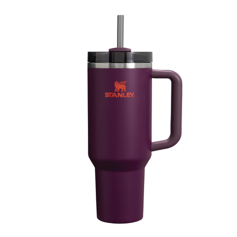 Stanley Quencher H2.0 Flowstate Tumbler 1.2L - Cold For 11 Hours - Iced For 48 Hours - Water Bottle With Straw, Handle And Lid - Dishwasher Safe - Travel Mug For Cold Drinks - Plum