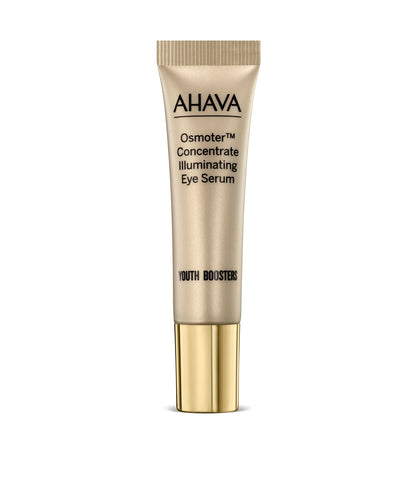 AHAVA Dead Sea Osmoter Eye Concentrate Serum - Natural Anti-Aging Treatment for Women and Men - Reduces Puffiness, Dark Circles, and Signs of Fatigue (15ml)