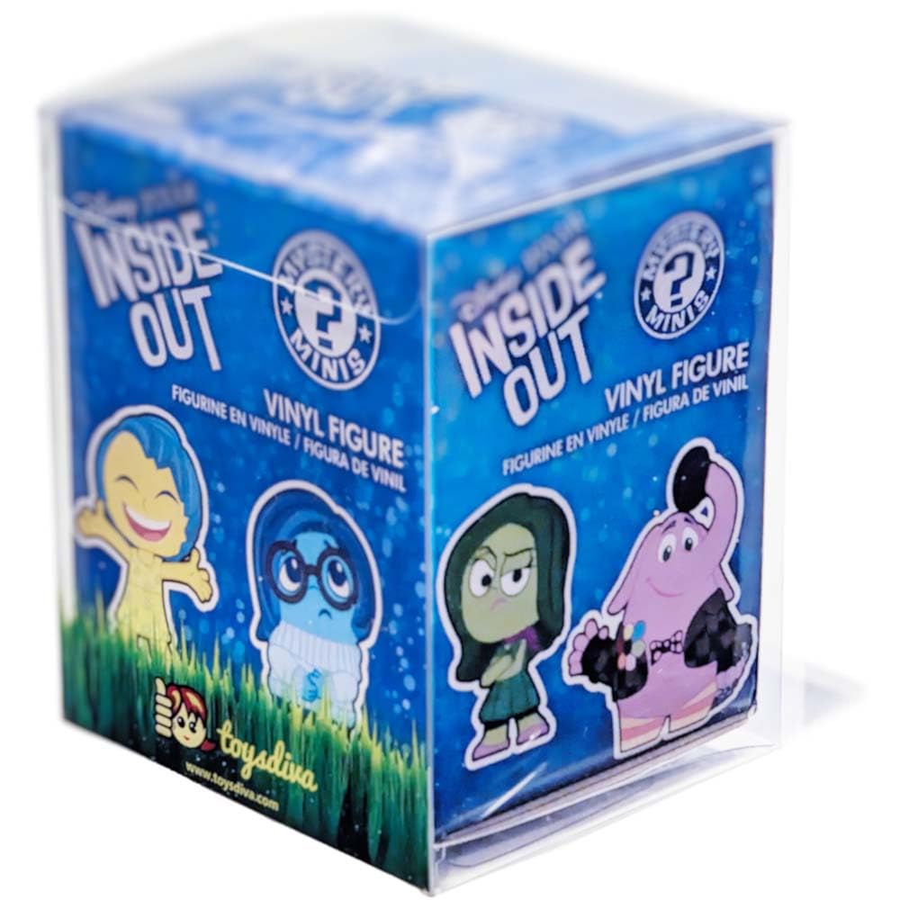 Insid?e Out [Blin?d Box]: Mystery Minis Vinyl Figurine Bundle with 1 Compatible 'ToysDiva' Graphic Protector (04879 - B)