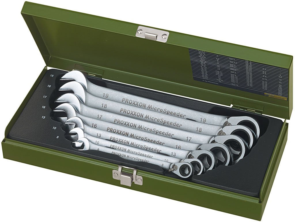 Proxxon 23124 Micro Combispeeder Set, 7 Piece Set, 10 to 19 mm