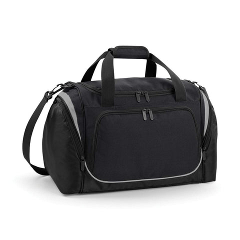Quadra Unisex Sports Pro Team Locker Duffle Bag Black/Grey One Size