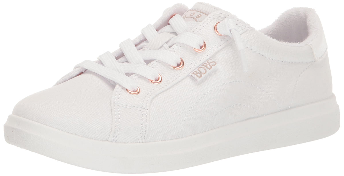 Skechers Women's Bobs D'vine Sneaker, White, 9.5