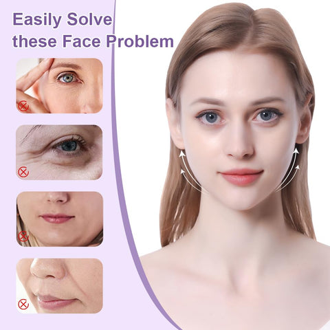 Face Lifting Tapes, 60pcs Face Lift Stickers Ultra-thin Invisible Face Tape for Instant Face Lifting, Hiding Facial Neck Wrinkles V-face Tightening Lifting Saggy Skin (Quadrangle Shape Face Tapes)