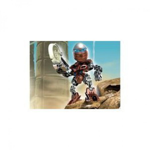 Lego Bionicle Matoran of Metru Nui Mini Box Set Figure #8610 Ahkmou (Brown)