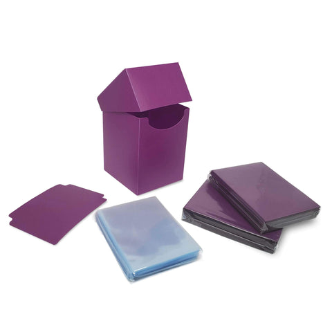 BCW Combo Pack - Inner Sleeves and Elite2 Deck Guard - Mulberry