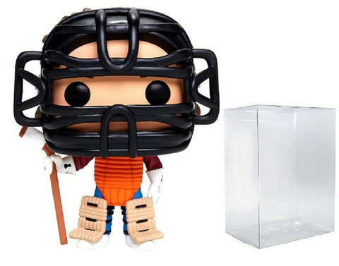 Funko POP [Stranger Things] - Dustin Hockey Gear [Hot Topic Exclusive] Pop! Vinyl Figure (Bundled with Compatible Pop Box Protector Case)