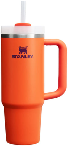 Stanley Quencher H2.0 FlowState Stainless Steel Vacuum Insulated Tumbler with Lid and Straw for Water, Iced Tea or Coffee, Smoothie and More, Tigerlily Plum, 30oz, 10-12551-013