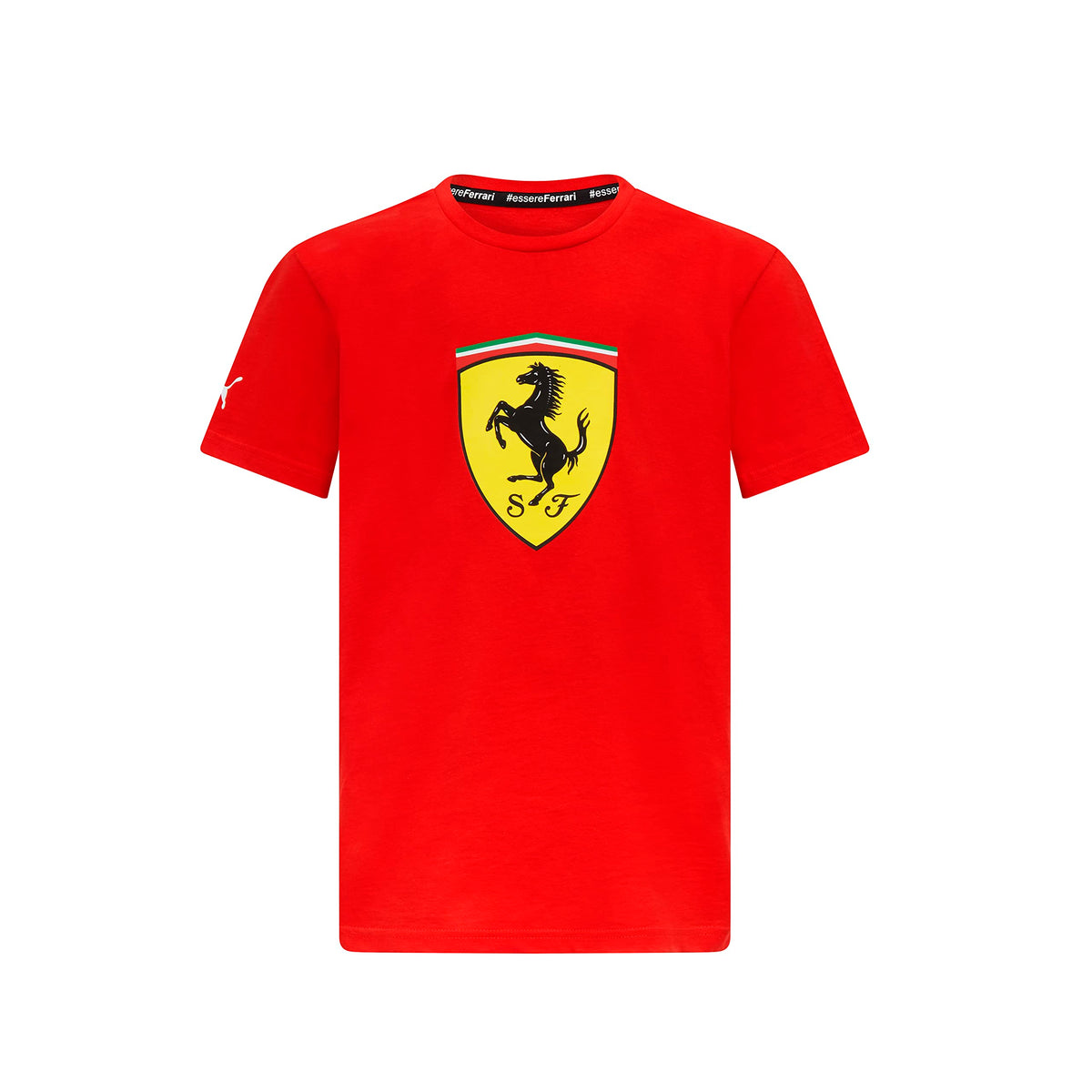 Scuderia Ferrari - Kids Shield T-Shirt - Red - Size: Large
