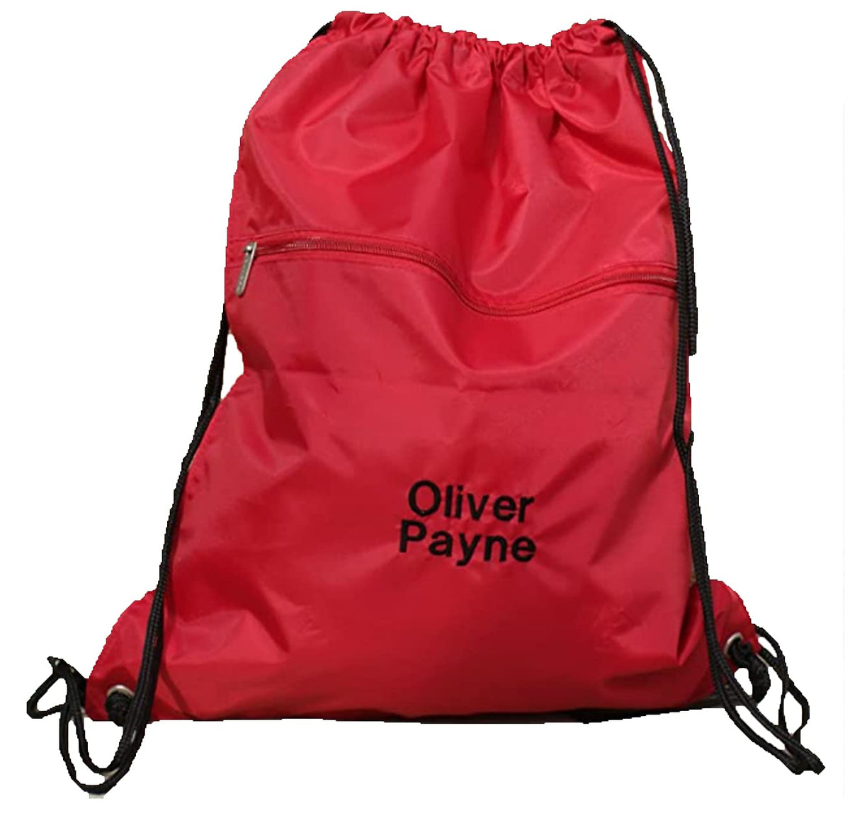 Oh Sew Simple Personalised Water Resistant QUADRA Swim Bag - Kids Sports Bag - Gym Bag - with zip front side pocket any now embroidered with any name