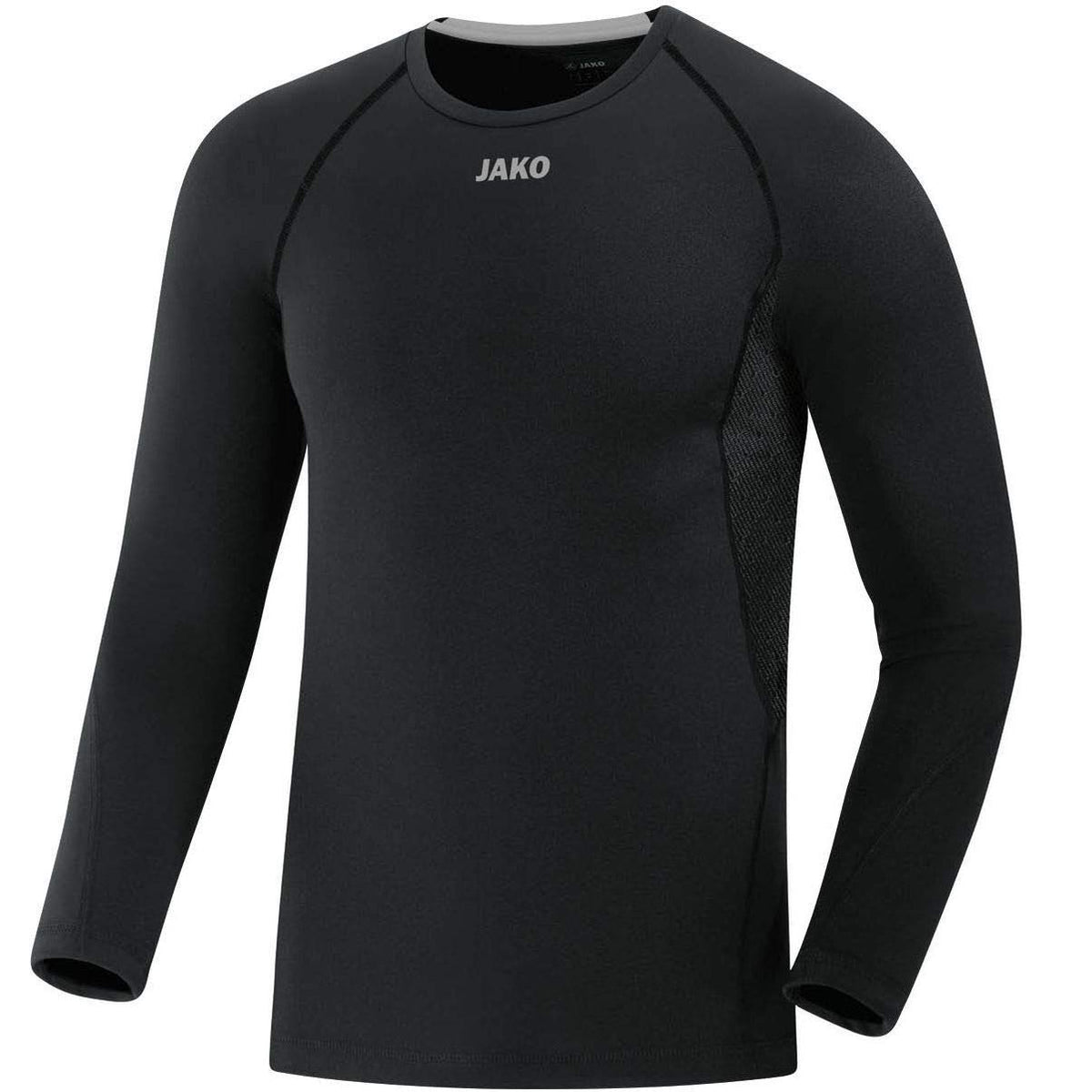 JAKO Men's Compression 2.0 Longsleeve Compression 2.0, Mens, Long Sleeve Compression 2.0, 6451, Black, M