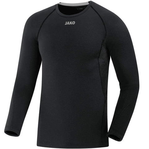 JAKO Men's Compression 2.0 Longsleeve Compression 2.0, Mens, Long Sleeve Compression 2.0, 6451, Black, M