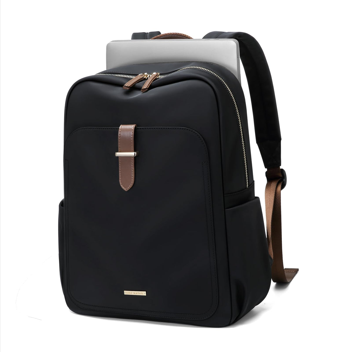 GOLF SUPAGS Women's Large Laptop Backpack 16 Inch School Backpack Laptop Bag Business Backpacks Women Work Travel Backpack for Men Backpack College, Black