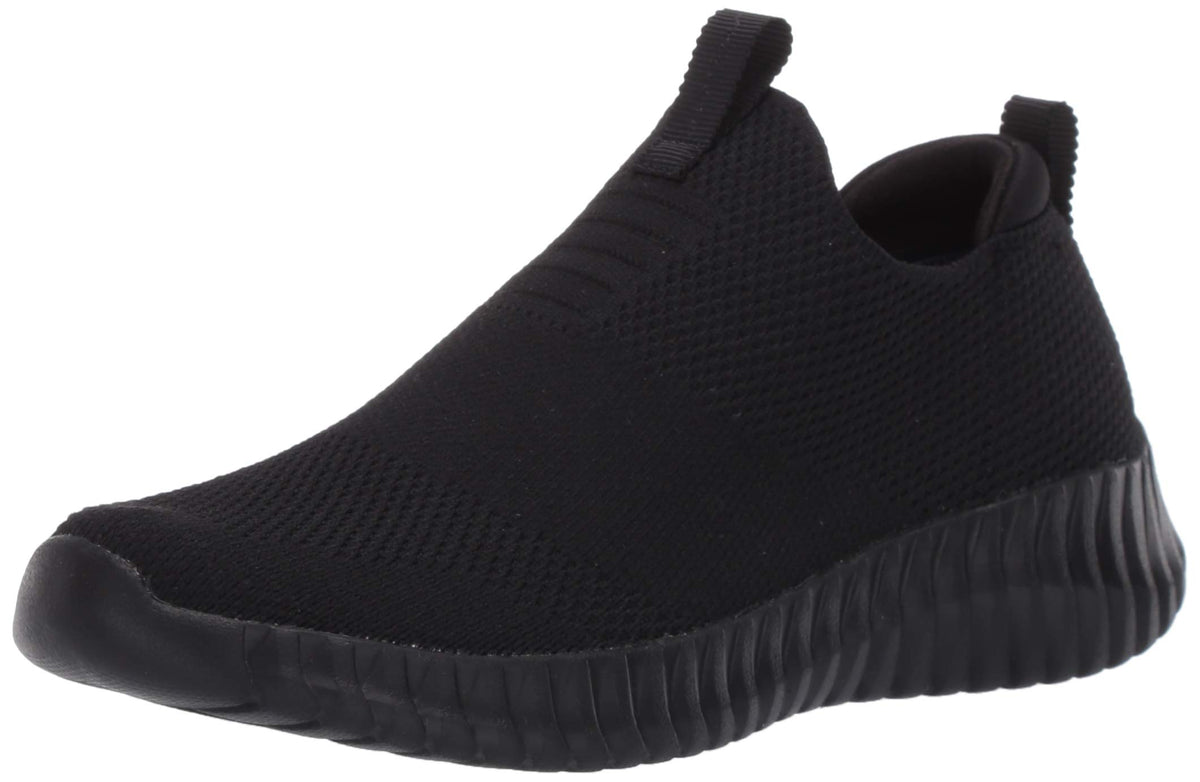 Skechers Boy's Elite Flex-Wasik Sneaker, Black/Black, 1.5 Little Kid