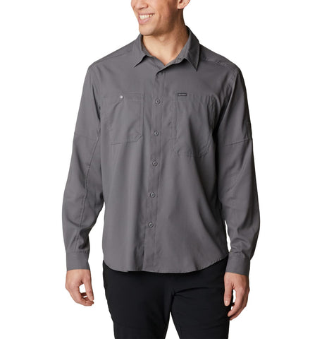 Columbia Men's Silver Ridge Utility Lite Long Sleeve, City Grey, 1X Big