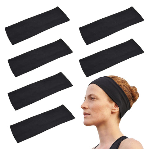 6 PCS Black Headband,Sport Headbands For WomenÃƒÆ’Ã†â€™Ãƒâ€šÃ‚Â¢ÃƒÆ’Ã‚Â¢ÃƒÂ¢Ã¢â€šÂ¬Ã…Â¡Ãƒâ€šÃ‚Â¬ÃƒÆ’Ã‚Â¢ÃƒÂ¢Ã¢â€šÂ¬Ã…Â¾Ãƒâ€šÃ‚Â¢s Hair, Fashion HeadBands For doing Workout, Yoga, Makeup And Running