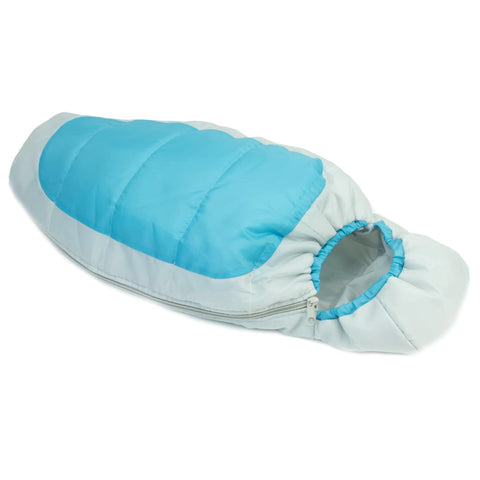 Sophia's - 18" Doll - Cocoon Style Camping Sleeping Bag - Aqua