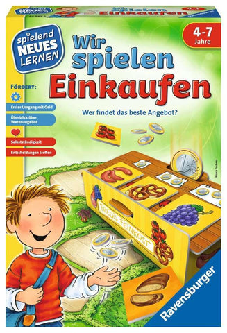 Ravensburger 24985 - We Play Shopping - Play and Learn for Children, Educational Game for Children from 4-7 Years, Playful Learning for 2-4 Players