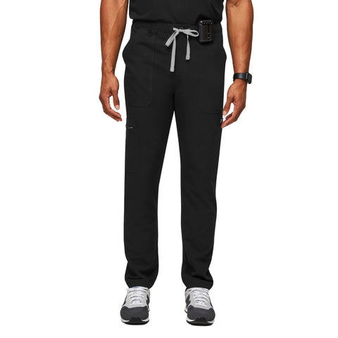 FIGS Cairo Cargo Scrub Pants for Men - Black, Short XL