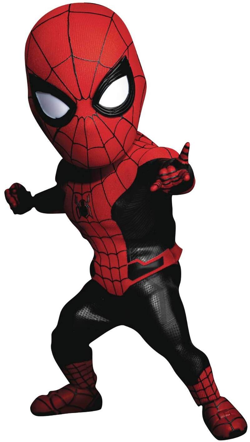 Beast Kingdom Spider-Man Far from Home: Spider-Man Upgraded EAA-099 Egg Attack Action Figure, Multicolor