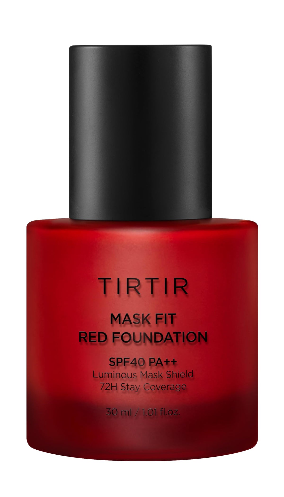TIRTIR Mask Fit Red Foundation | High Coverage, Long-Lasting, Lightweight, Buildable Coverage, Radiant Semi-Matte Finish, All Skin Types, Korean Foundation, 17 Porcelain