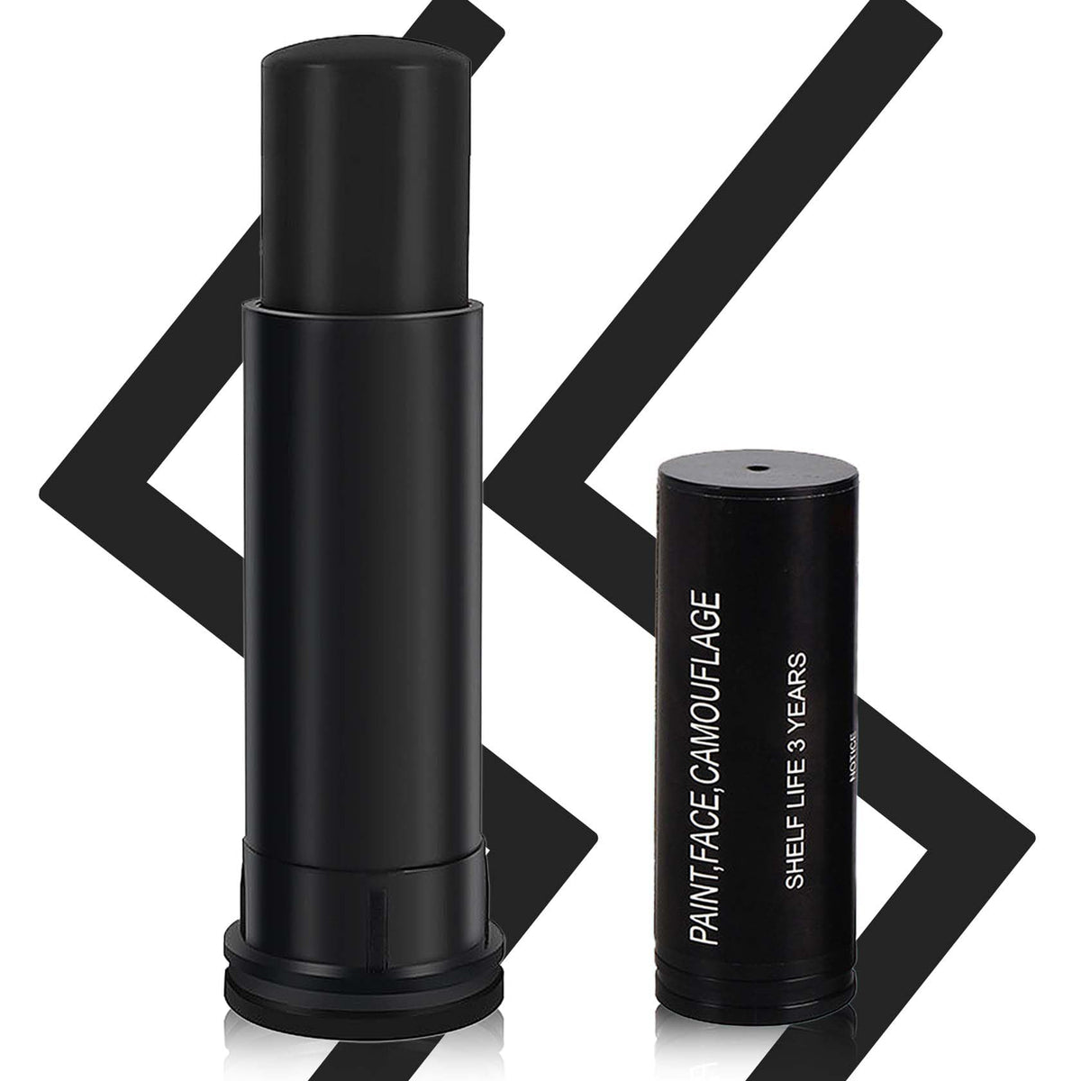 Football Stick Sports Black Face Paint Stick for Sport,Eye Black Stick for Athletes Baseball/Lacrosse//Softball/Soccer/Football,Halloween Costume Cosplay Parties Eye Black Makeup Stick